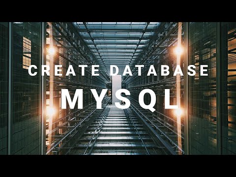 CREATE DATABASE with MySQL #shorts