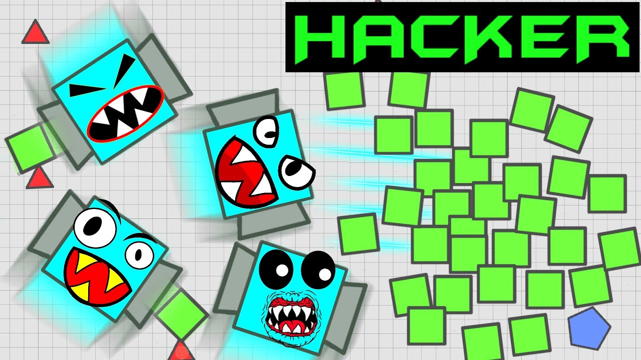 DIEP.IO HACKER CONTROLLING 2 & MORE TANKS!! // Diep.io Hacks // Diep.io  Mods 