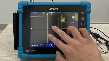 Micsig tablet oscilloscope cursor function