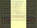 #BA #bac reduction formula #first year