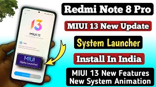 Redmi Note 8 Pro MIUI 13 New System Launcher & Amazing MIUI 13 Features & Animation/Install in India screenshot 5