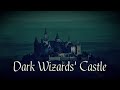 Dark wizards castle ambience and music  sounds of storm wind and dark forest with fantasy music
