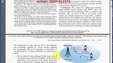 Large System Secrecy Rate Analysis for SWIPT
