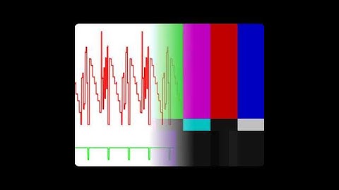 #SSTV test picture in #Robot36 Color format