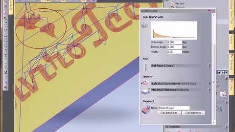 Raised Round Toolpath