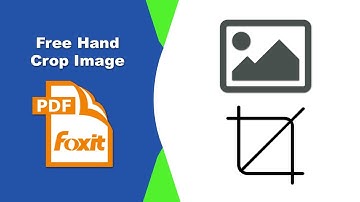 How to free hand crop an image in a pdf file (Edit Image) in Foxit PDF Editor