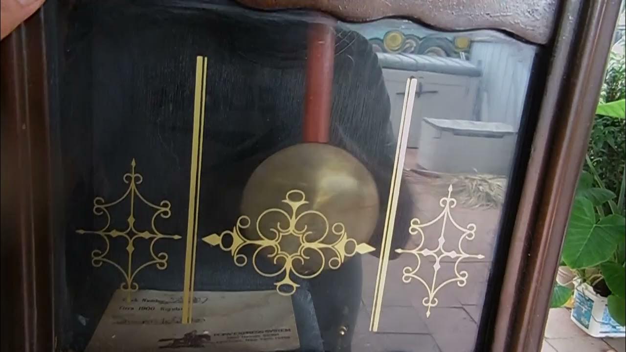 DSCN1719Vintage ZENON 31 Days Key Regulator Pendulum Wall Chime Wall