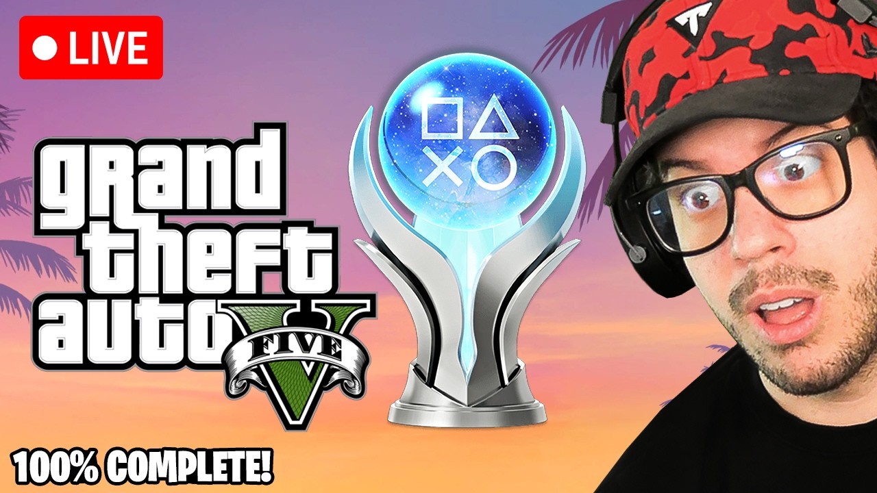 🔴 LIVE! - GTA 5 100% PLATINUM TROPHY HUNT!