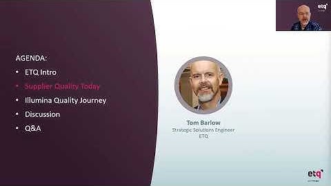 Illumina Drives Innovation through Supplier Quality Automation