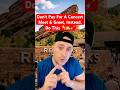 🎤 CONCERT HACK: STOP Overpaying for Meet & Greets 💸🎟️ #moneytips #concert #tickets #concerts