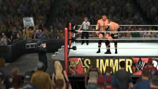 brock lesnar vs Triple H (a perfect storm) WWE12