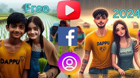 Gehu Ropai Name Video Editing | Gehu ropai Photo Editing | Bing Ai Image Generator #holiai