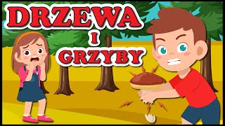 Karolek i drzewa dla dzieci 🌳 grzyby dla dzieci 🍄 część 1