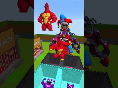 Poppy Playtime Chapter 5 Lava Jump Challenge 😨 Part 2 #minecraft #poppyplaytime