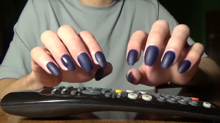 ASMR TV Remote Tapping & Scratching