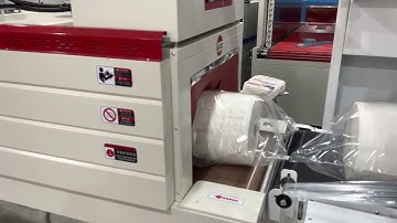 Good price automatic maxi roll paper handle application machine