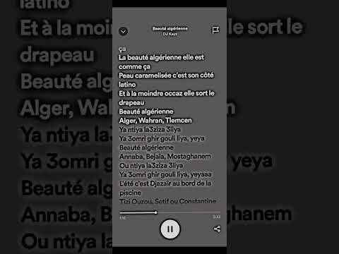 Beauté Algérienne DJ Kayz
