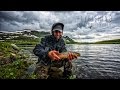 Flyfishing in Lapland, Sweden