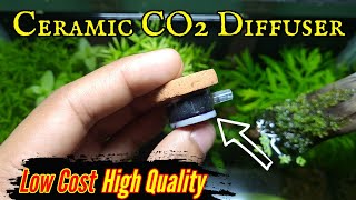 How to:Make The Best DIY CO2 diffuser for PLANTED AQUARIUM|Ceramic CO2 Diffuser