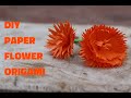 Diy Paper Floer/ Paper Origami Flower / Easy paper flower making