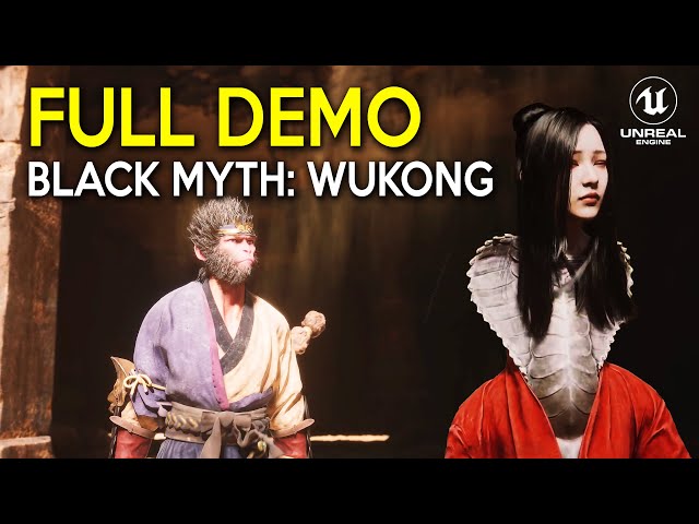 INACREDITÁVEL! NOVO GAMEPLAY BLACK MYTH: WUKONG NA UNREAL ENGINE 5