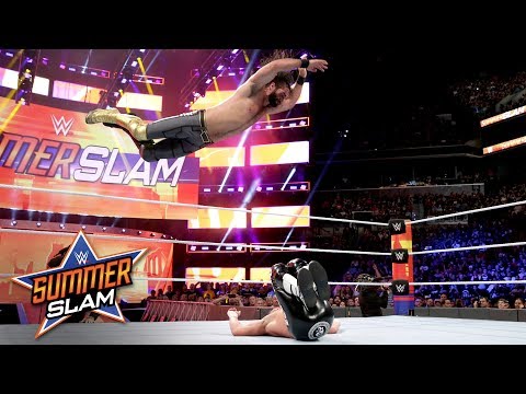 Seth Rollins and Dolph Ziggler get Summerslam started with an incredible title bout: SummerSlam 2018