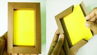 DIY Paper photo frame without glue | paper craft (Very Easy)