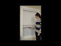 Lumino 2" Faux Wood Cordless Blind - Inside Mount Installation