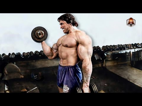ARMS LIKE MOUNTAINS - BEST BICEPS AND TRICEPS IN 70'S - ARNOLD SCHWARZENEGGER ARM DAY MOTIVATION