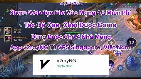 Share Web Tạo File Vào Mạng 4G Miễn Phí v2rayNG Từ VPS Server Vietnam Vĩnh Viễn Chơi Game Cực Ngon.