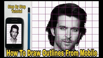 How To Draw Outlines From Phone Using Grid Method