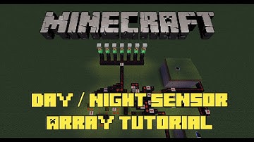 Advanced BUD Switch Array - Fastest Possible light sensor - Minecraft Redstone Tutorial