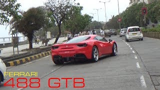 Greet the mumbai's latest prancing horse, ferrari 488 gtb with strips
on it. (f142m) is a mid-engined sports car produced by italian ...