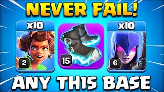 Never Fail Mass Root Rider Witch Best Th15 Electro Boots Attack Strategy Coc