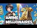 Comparison: Richest Anime Characters