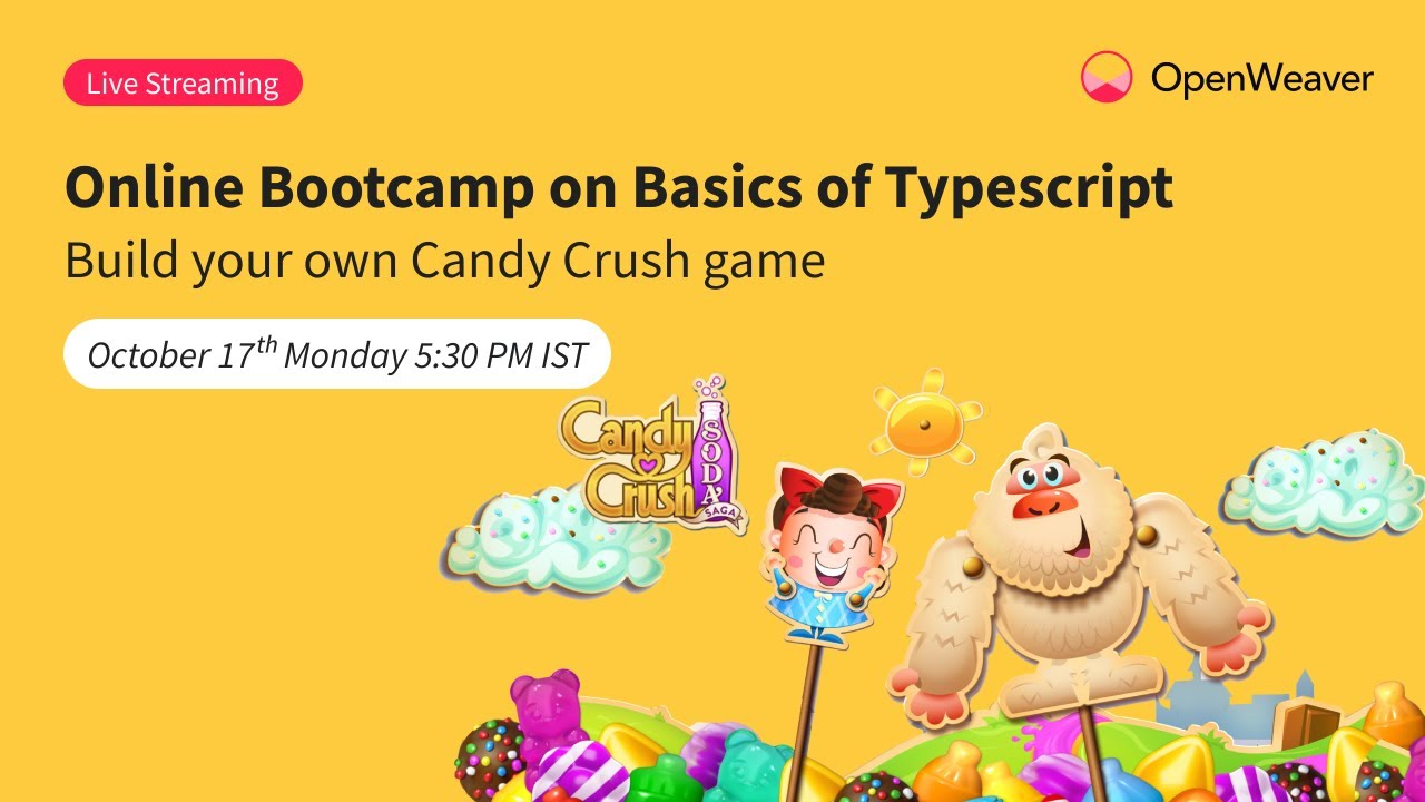 Basics of TypeScript | Build your own Candy Crush game 