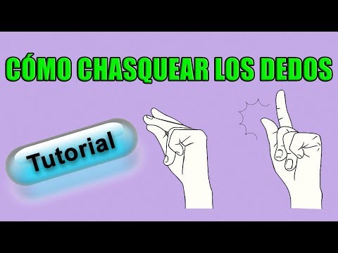 Video: ¿Qué hace que los dedos chasqueen?