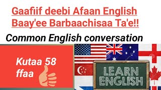 Barumsa English afaan oromootin |English conversation for biginners| #kemo_tube @learn afaan oromo screenshot 4