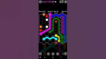 How To Solve Flow Free Hexes Classic Pack 2 Level 140 9x9 Board Walk Through Solution Walkthrough