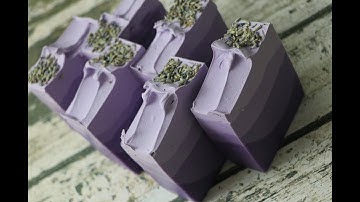 French Lavender soap layers | step-by-step instructions| Design 2