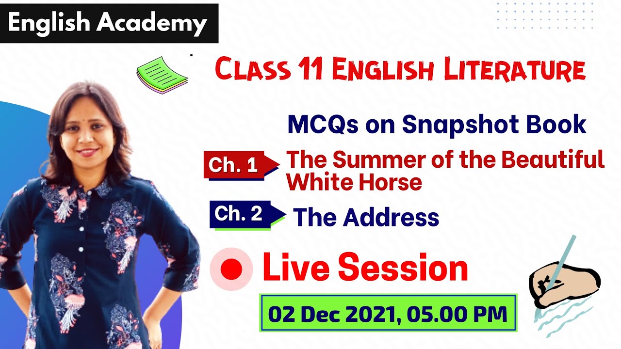 The Summer of the Beautiful White Horse Chapter 1 & The Address Chapter 2 Multiple Choice Questions