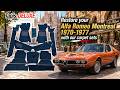 Video: Complete interior carpet kit for Alfa Romeo Montreal from 1970-1977 (only LHD)
