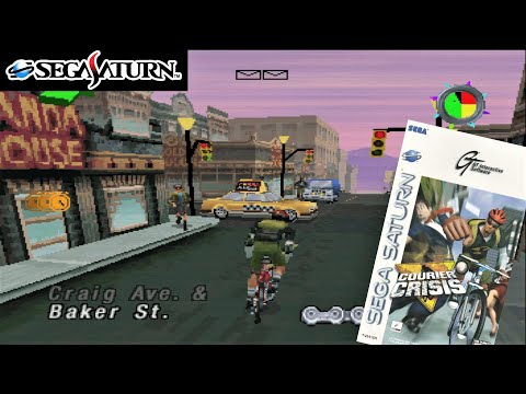 Courier Crisis (1997) SEGA Saturn Gameplay in HD (SSF)