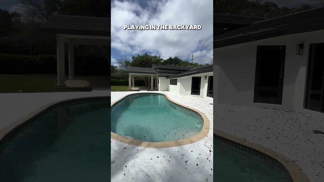 It’s hard to find real backyard space in Miami…but this Pinecrest property delivers! #miamihomes