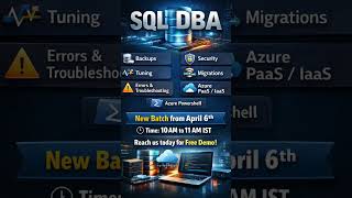 🚀 Upcoming Batches from SQL School – Upgrade Your Data Career Today!