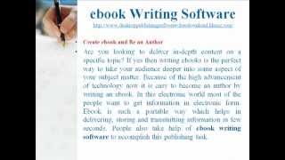 ebook Writing Software screenshot 1
