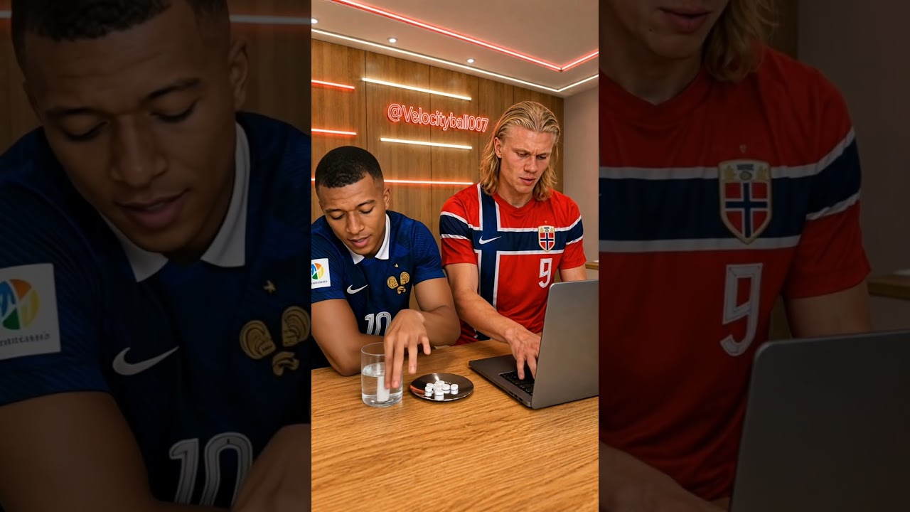 Never Trust on Mbappé Face Time Wait For Haaland Reaction #haaland #mbappé #worldcup