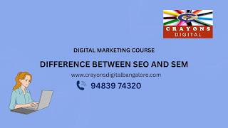 DIFFERENCE BETWEEN SEM AND SEO