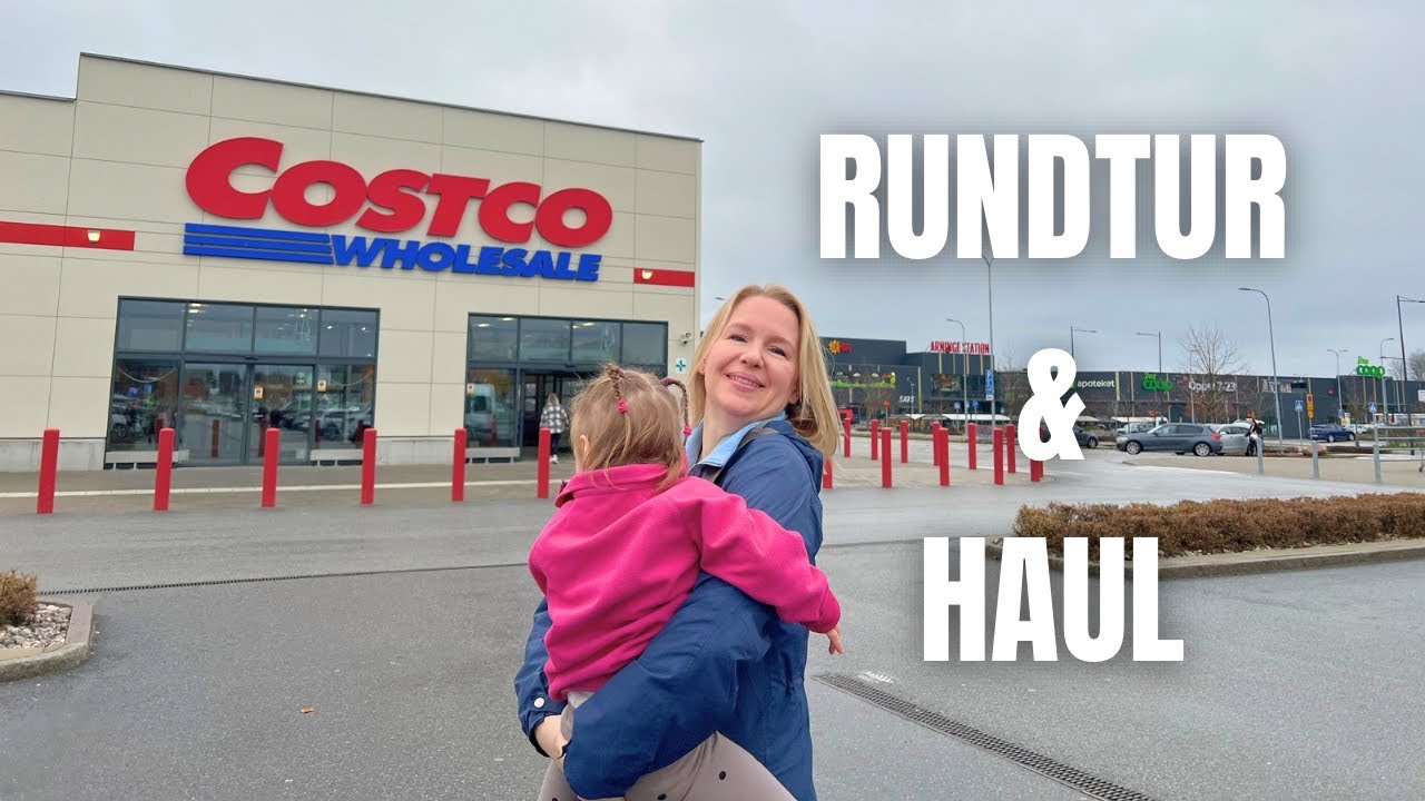 En dag på Costco! 🛒 Följ med in i butiken + stor haul & vad allt kostade💰 