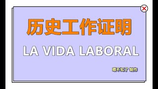 如何申请历史工作证明 cómo solicitar la vida laboral